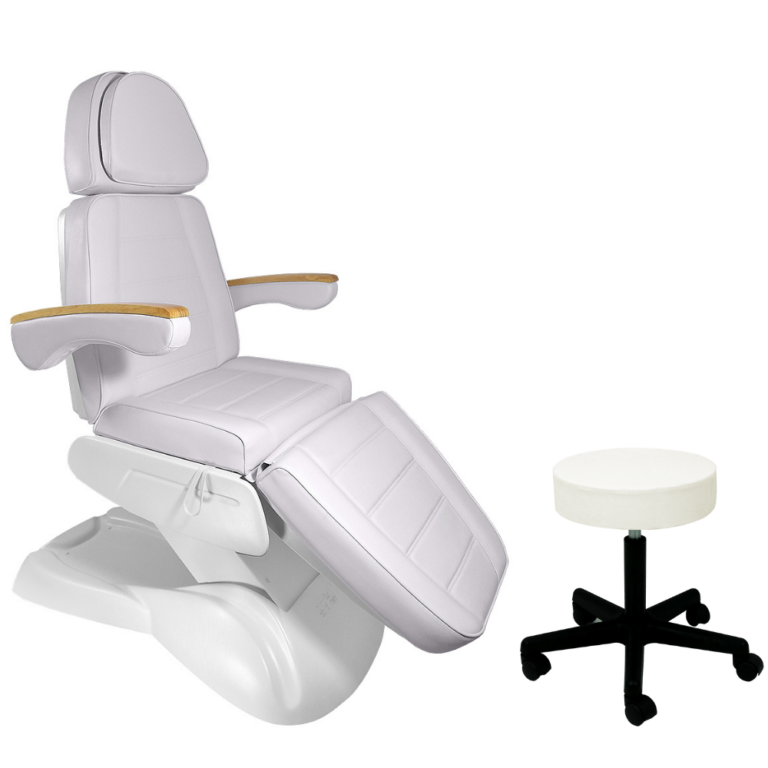 Fotel kosmetyczny elektryczny + taboret