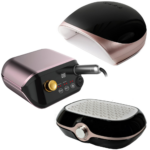 Zestaw do manicure: frezarka 45W lampa 90W pochłaniacz pyłu